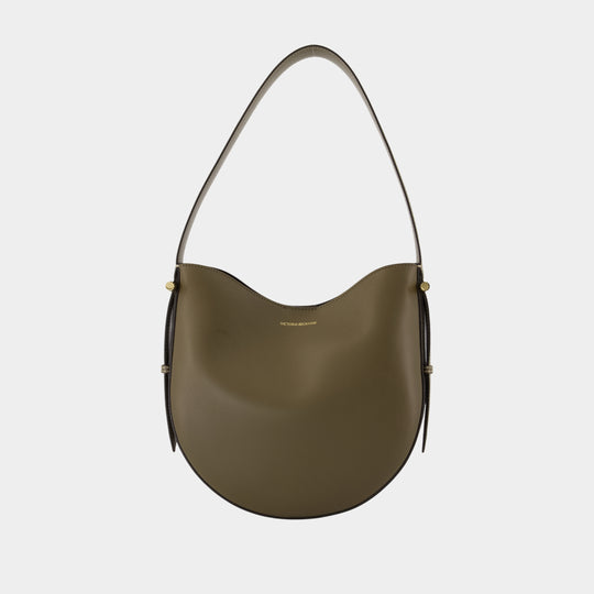 Sac Porté Épaule Medium Dia - Victoria Beckham - Cuir - Kaki