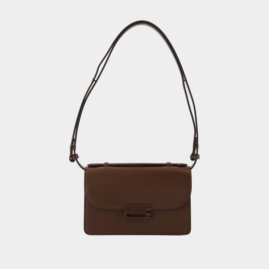Sac À Bandoulière Tonal Mini Dorian - Victoria Beckham - Cuir - Marron
