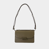 Sac À Bandoulière Tonal Mini Dorian - Victoria Beckham - Cuir - Kaki