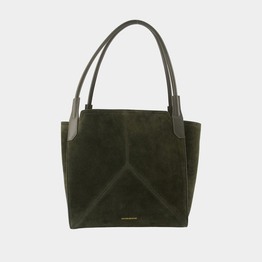 Cabas Small Victoria Tote - Victoria Beckham - Cuir - Vert