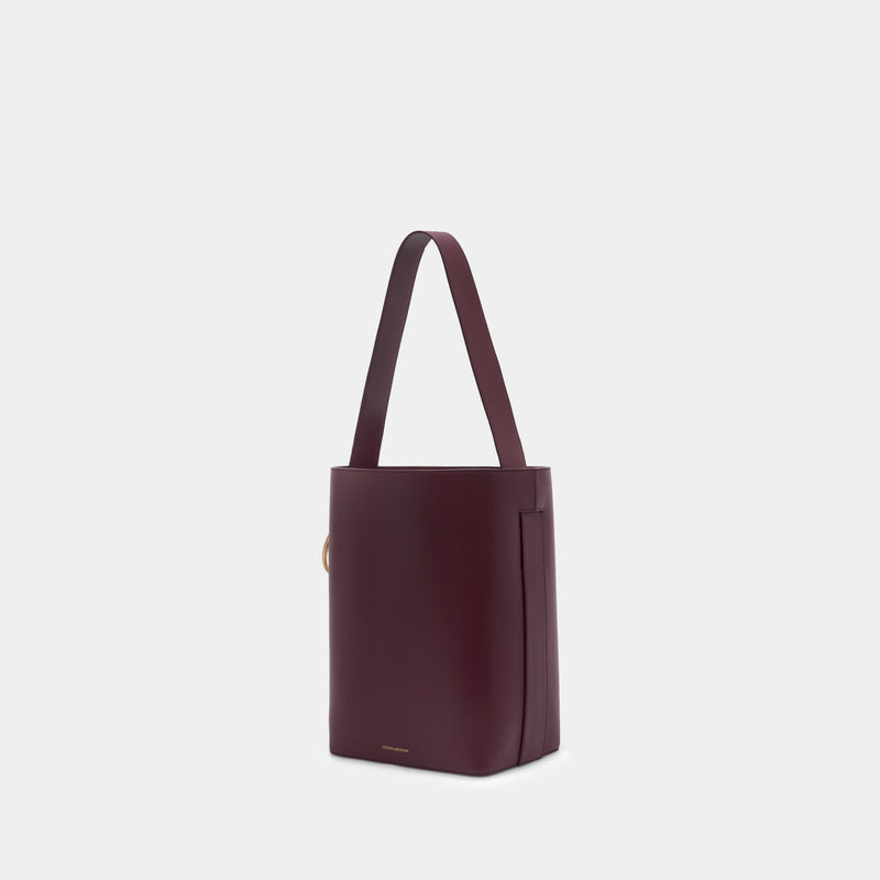 Cabas Dia Bucket - Victoria Beckham - Cuir - Bordeaux