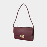 Midi Dorian Pochette - Victoria Beckham - Cuir - Bordeaux
