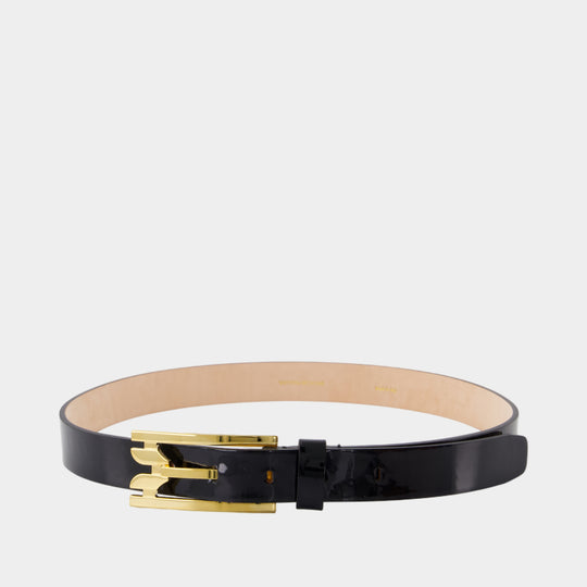 Ceinture Regular Pin Buckle - Victoria Beckham - Cuir - Noir