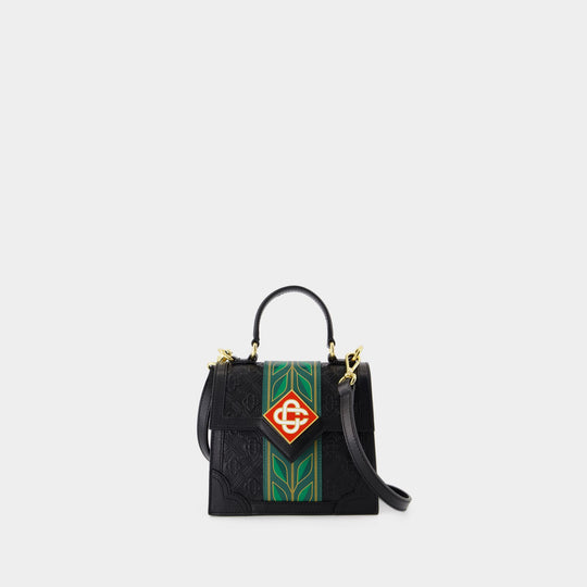 Sac À Main Jeanne Mini - Casablanca - Cuir - Noir