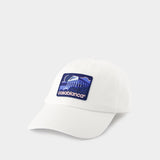 Casquette Greek Temple Rubber - Casablanca - Coton - Blanc