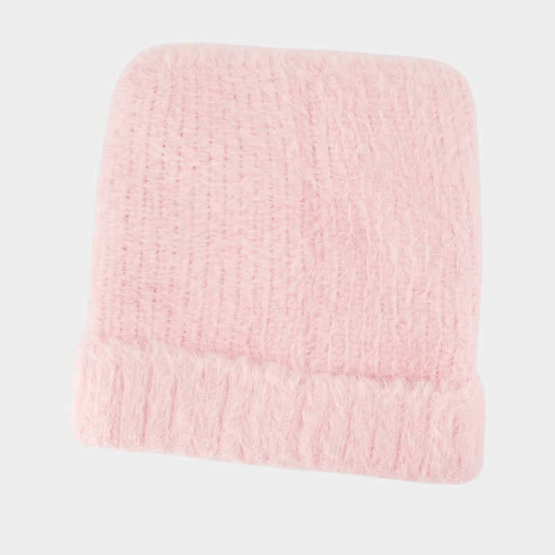 Bonnet Fluffy Square - Casablanca - Nylon - Rose