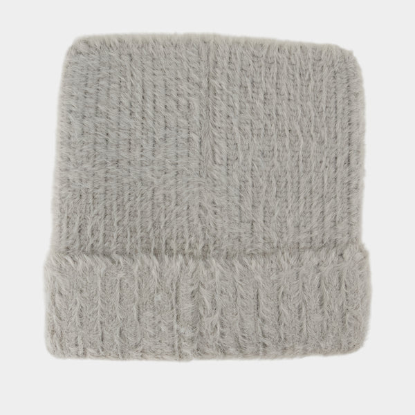 Bonnet Fluffy Square - Casablanca - Nylon - Gris