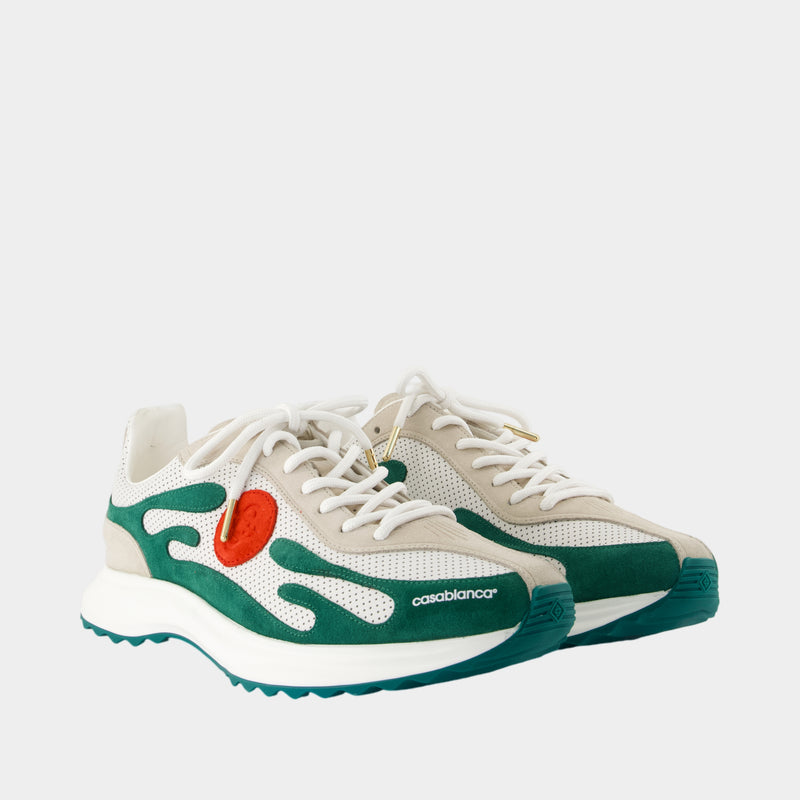 Sneakers Stade - Casablanca - Toile - Blanc