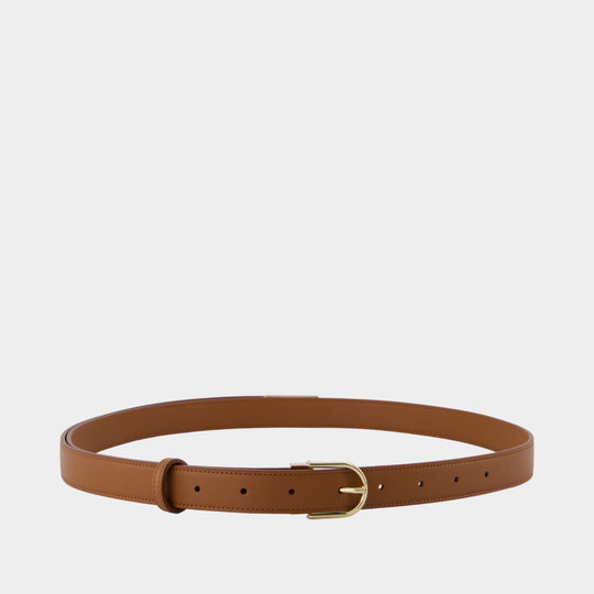 Ceinture Dorian B Finite - Victoria Beckham - Cuir - Marron