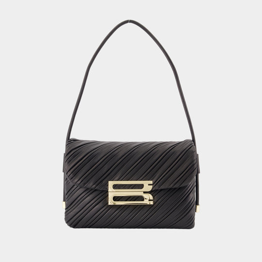 Sac Porté Épaule Soft Dorian - Victoria Beckham - Cuir - Noir