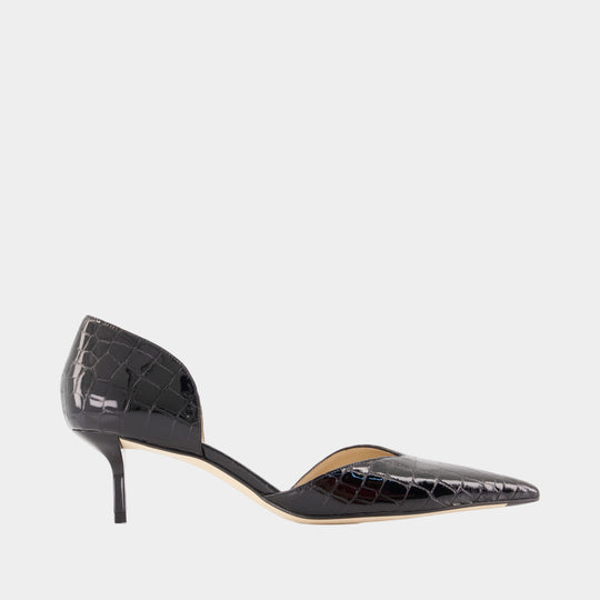 Escarpins Victoria Angle D'Orsay 55 - Victoria Beckham - Cuir - Noir