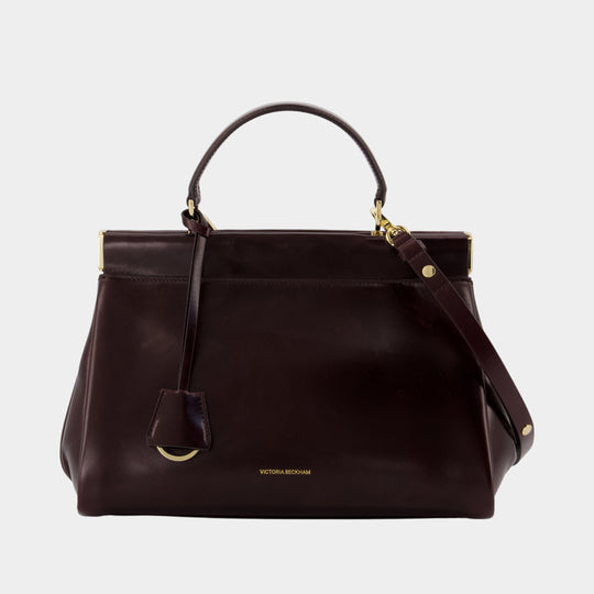 Sac À Main Sloane Frame - Victoria Beckham - Cuir - Bordeaux