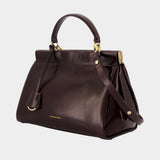 Sac À Main Sloane Frame - Victoria Beckham - Cuir - Bordeaux