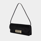 Pochette Dorian East West - Victoria Beckham - Cuir - Noir