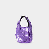 Sac À Bandoulière Mini Sequin - J.W. Anderson - Cuir - Violet