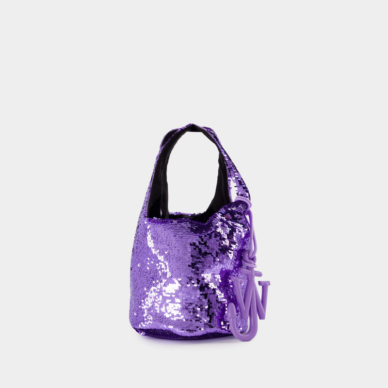 Sac À Bandoulière Mini Sequin - J.W. Anderson - Cuir - Violet