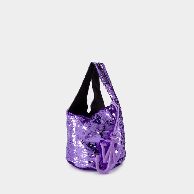 Sac À Bandoulière Mini Sequin - J.W. Anderson - Cuir - Violet