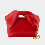 Sac À Bandoulière Small Twister - J.W. Anderson - Cuir - Rouge