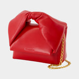 Sac À Bandoulière Small Twister - J.W. Anderson - Cuir - Rouge