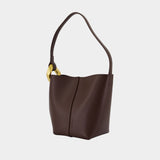 Sac Porté Épaule The Jwa Corner Small - J.W. Anderson - Cuir - Marron