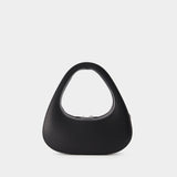 Sac À Bandoulière Baguette Swipe - Coperni - Cuir - Noir