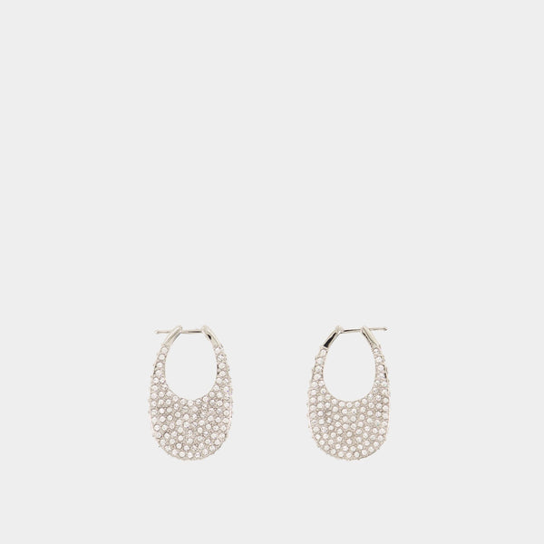 Boucles D'oreilles Medium Swipe - Coperni - Métal - Argenté