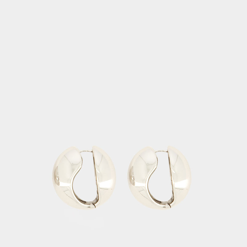 Boucles D'oreilles Logo - Coperni - Métal - Argenté