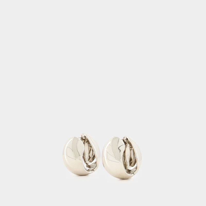 Boucles D'oreilles Logo - Coperni - Métal - Argenté