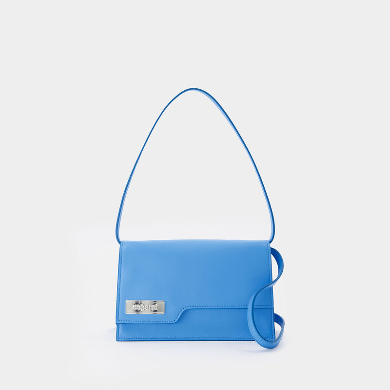 Sac Porté Épaule Mini Folder - Coperni - Cuir - Bleu