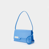 Sac Porté Épaule Mini Folder - Coperni - Cuir - Bleu