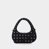 Sac À Bandoulière Baguette Swipe - Coperni - Coton - Noir