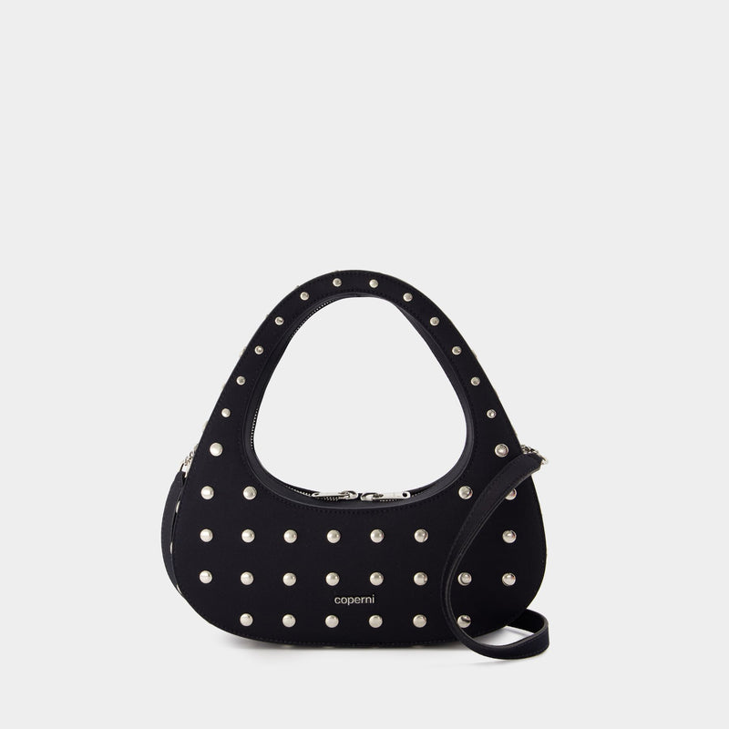 Sac À Bandoulière Baguette Swipe - Coperni - Coton - Noir