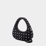 Sac À Bandoulière Baguette Swipe - Coperni - Coton - Noir