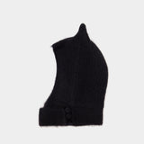 Chapeau Knitted Horn Beanie - Coperni - Laine - Noir