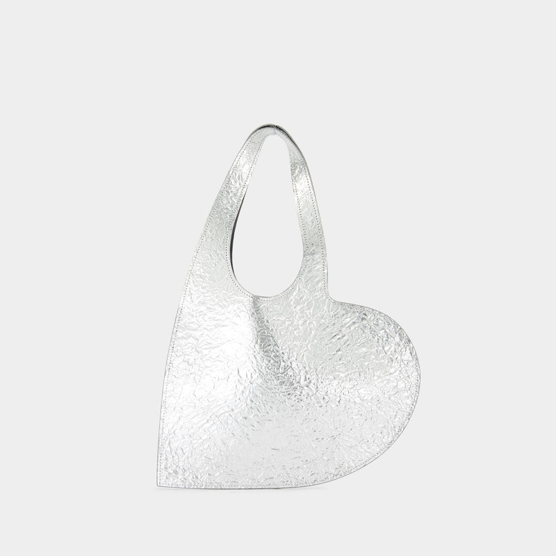 Cabas Foil Mini Heart - Coperni - Cuir - Argenté