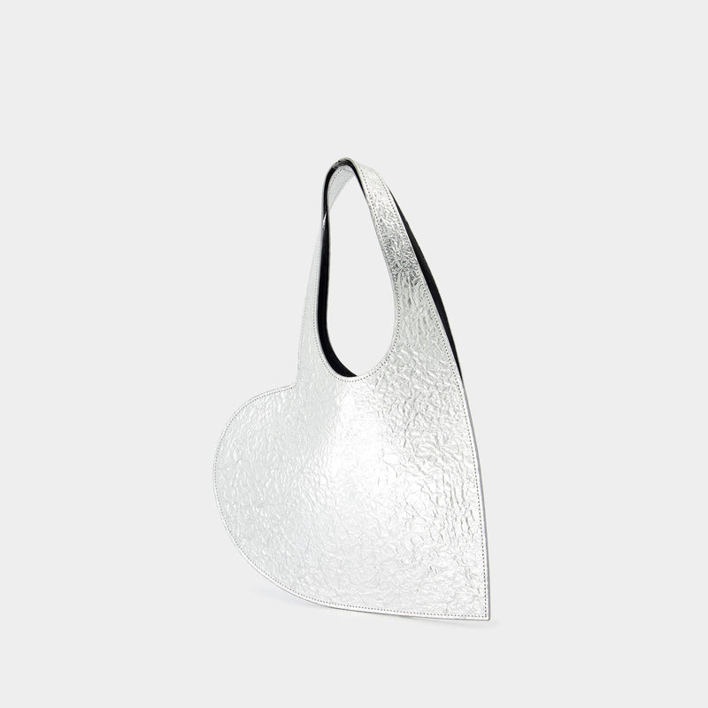 Cabas Foil Mini Heart - Coperni - Cuir - Argenté