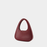 Sac À Main Large Baguette Swipe Bag - Coperni - Cuir - Rouge