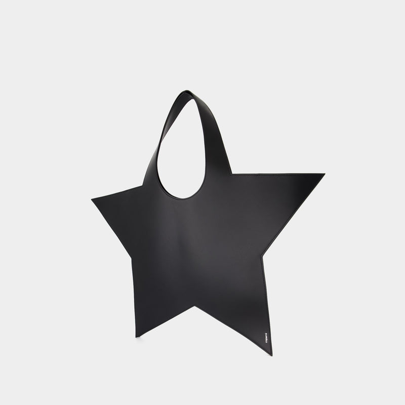 Cabas Star Tote Bag - Coperni - Cuir - Noir