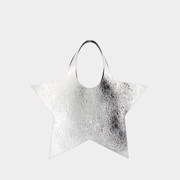 Cabas Foil Star Tote Bag - Coperni - Cuir - Argenté