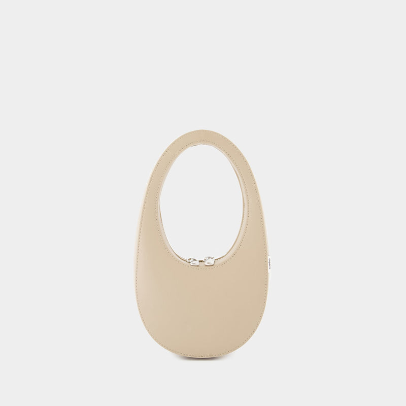 Sac À Main Mini Swipe - Coperni - Cuir - Beige