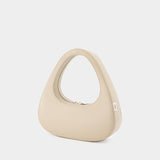 Sac À Main Swipe - Coperni - Cuir - Beige