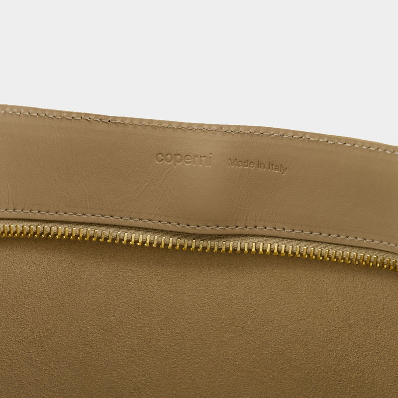 Sac Porté Épaule Belt - Coperni - Cuir - Beige