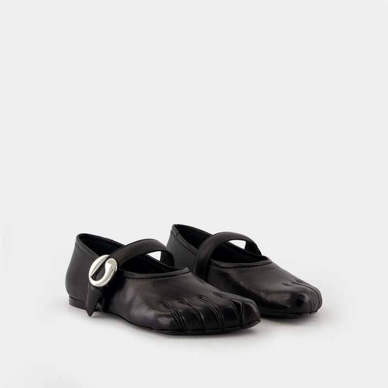 Ballerines Five Toe Belt - Coperni - Cuir - Noir