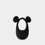 Sac À Main Mickey Mini Swipe - Coperni x Disney - Cuir - Noir