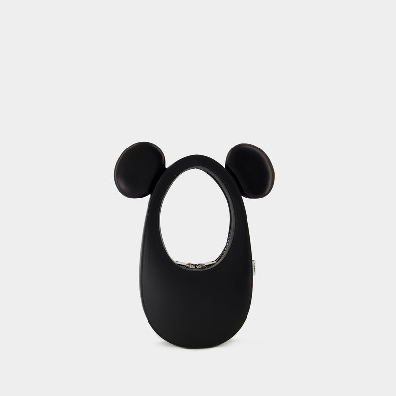 Sac À Main Mickey Mini Swipe - Coperni x Disney - Cuir - Noir