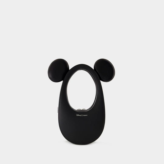 Sac À Main Mickey Mini Swipe - Coperni x Disney - Cuir - Noir