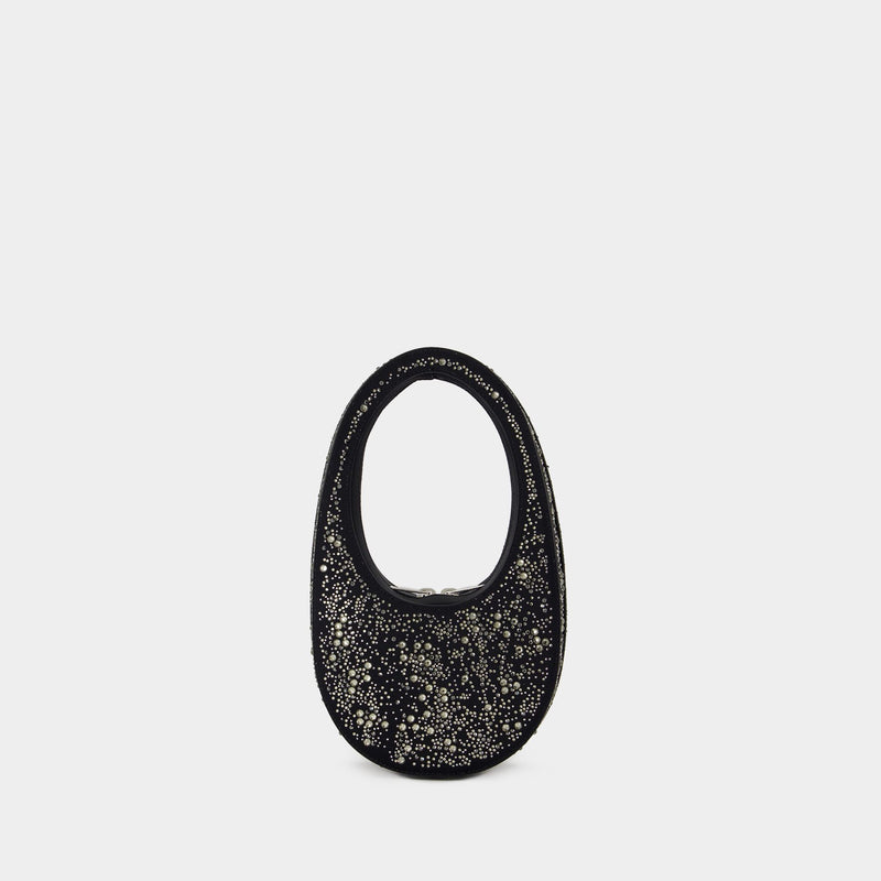 Sac À Main Mini Swipe - Coperni - Synthétique - Noir/Argenté