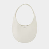 Sac À Main Double Gusset Swipe - Coperni - Cuir - Blanc