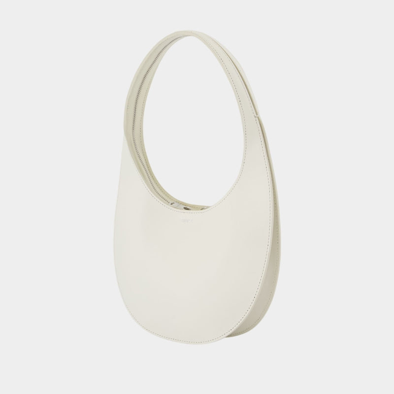Sac À Main Double Gusset Swipe - Coperni - Cuir - Blanc