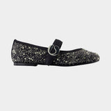 Ballerines - Coperni - Synthétique - Noir/Argenté